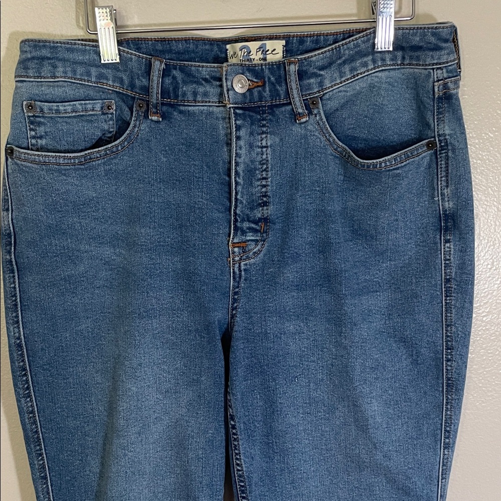 EUC Free People Blue Ankle Jeans - Picture 2 of 6